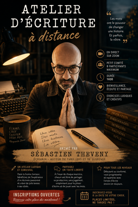 Atelier d'écriture avec Sébastien Theveny